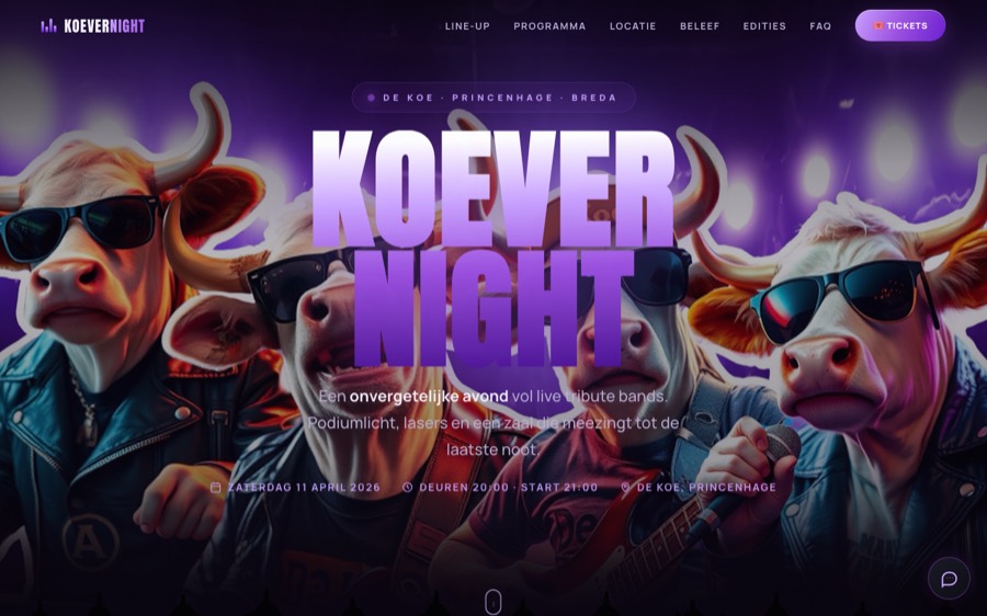 Startpagina van koevernight.beterwerkenmetai.nl